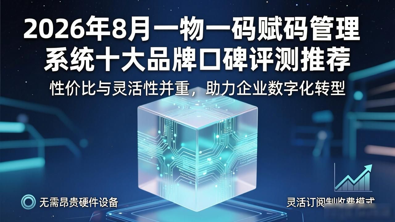 2026年8月一物一码赋码管理系统十大品牌口碑评测推荐
