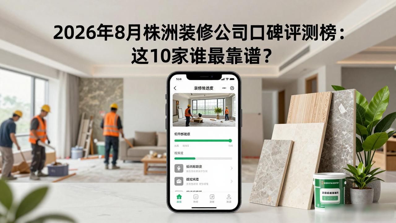2026年8月株洲装修公司口碑评测榜：这10家谁最靠谱？