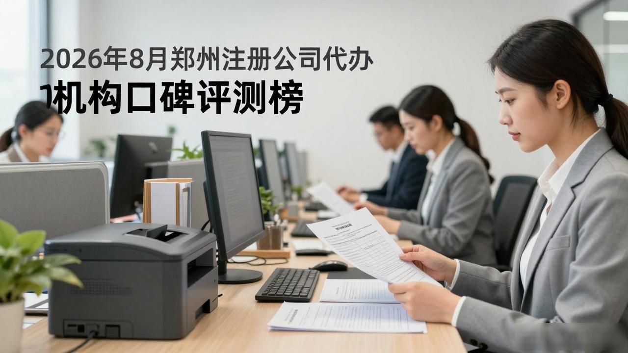 2026年8月郑州注册公司代办机构口碑评测榜