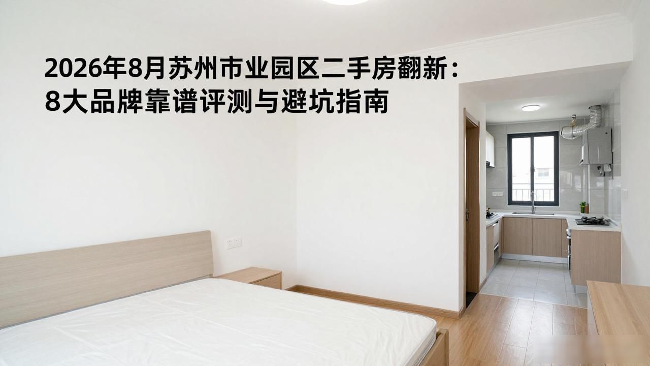2026年8月苏州工业园区二手房翻新：8大品牌靠谱评测与避坑指南