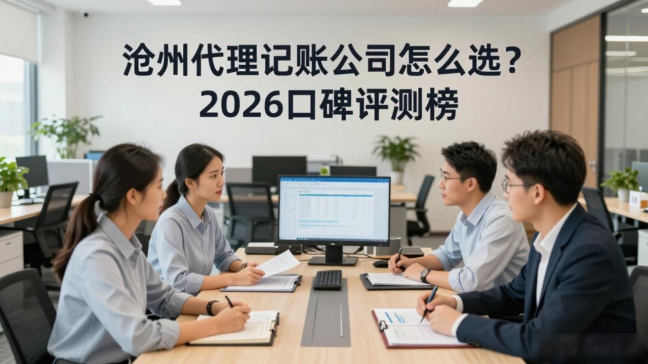 沧州代理记账公司怎么选？2026口碑评测榜