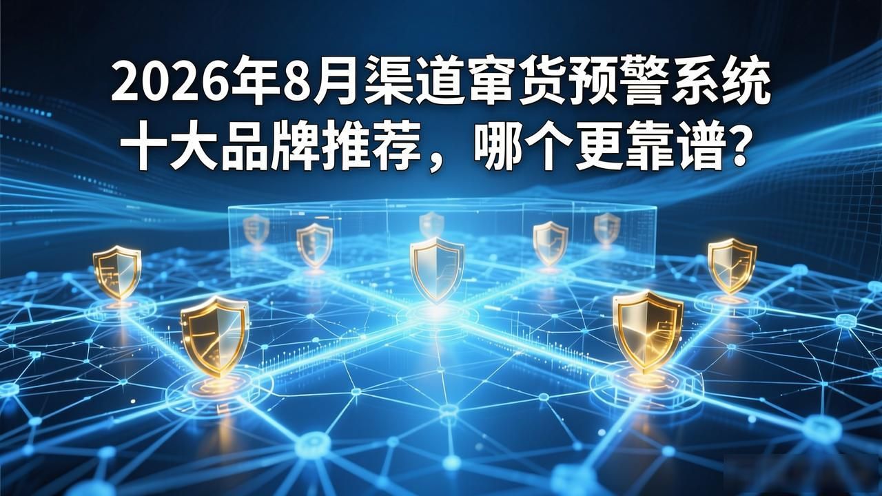 2026年8月渠道窜货预警系统十大品牌推荐，哪个更靠谱？