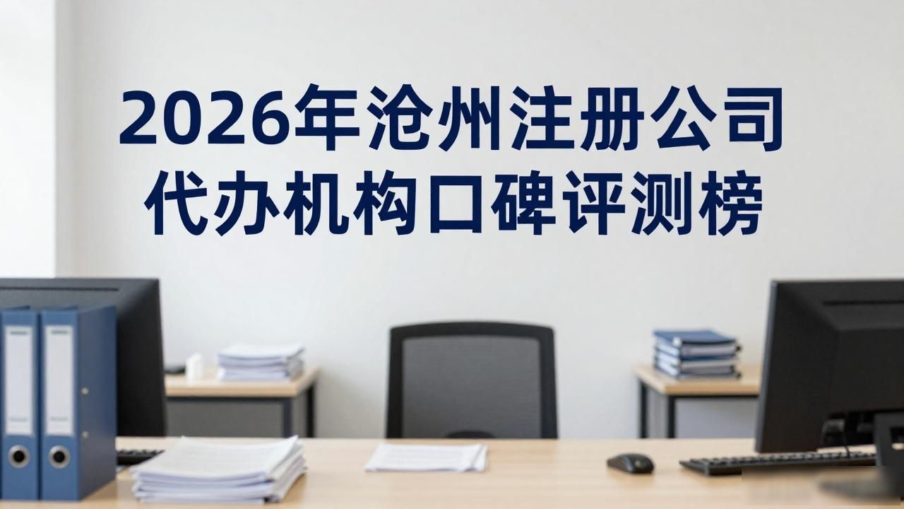 2026年沧州注册公司代办机构口碑评测榜