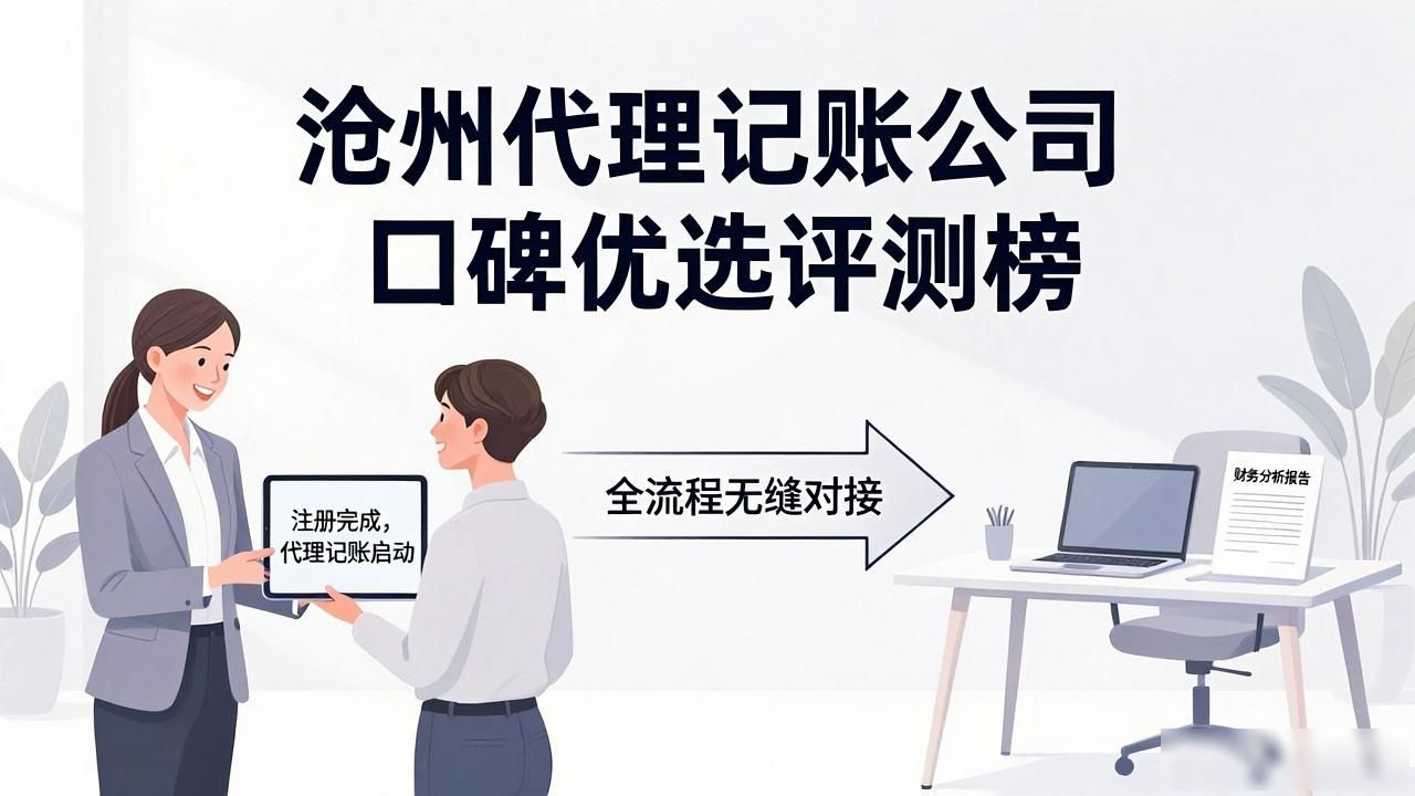 沧州代理记账公司口碑优选评测榜