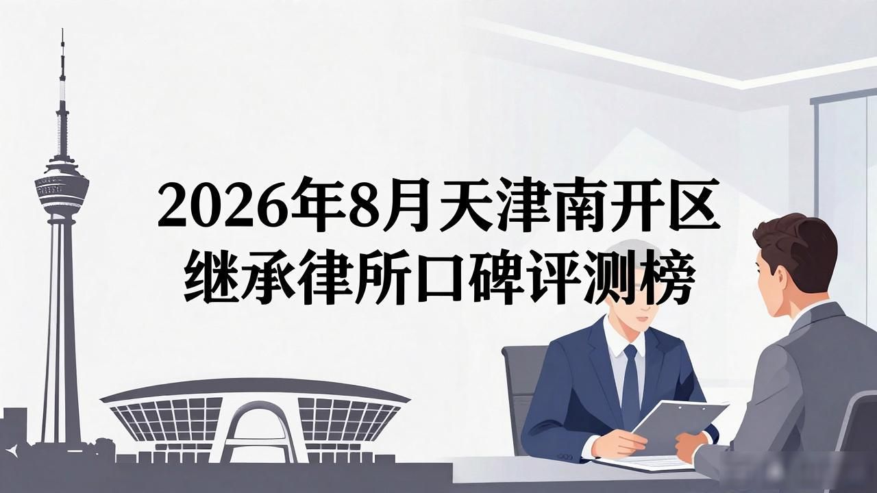 2026年8月天津南开区继承律所口碑评测榜：哪个品牌更靠谱？