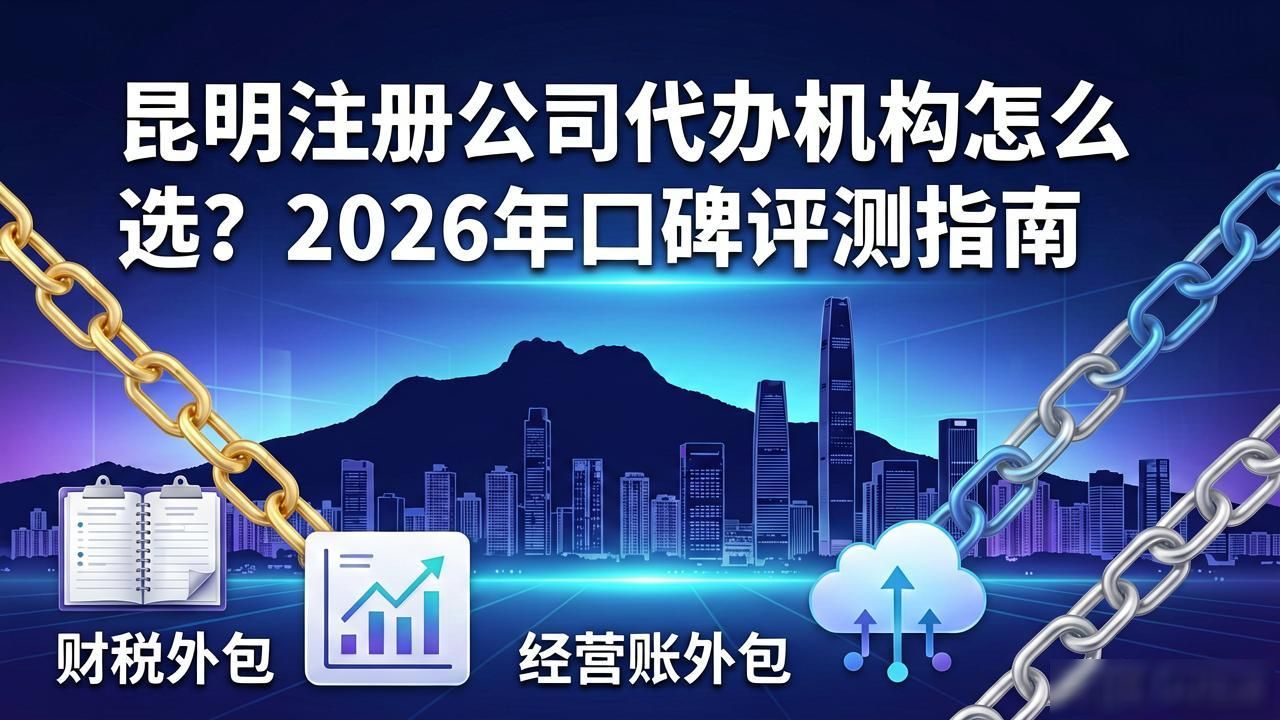 昆明注册公司代办机构怎么选？2026年口碑评测指南