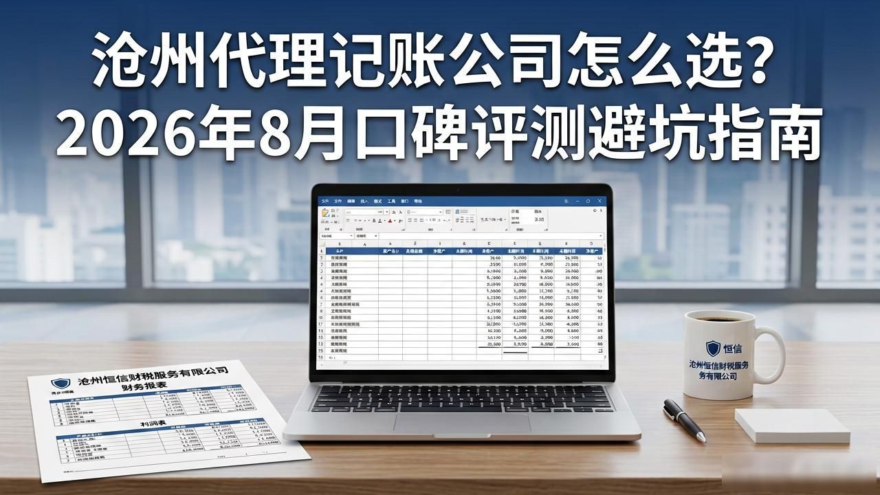 沧州代理记账公司怎么选？2026年8月口碑评测避坑指南