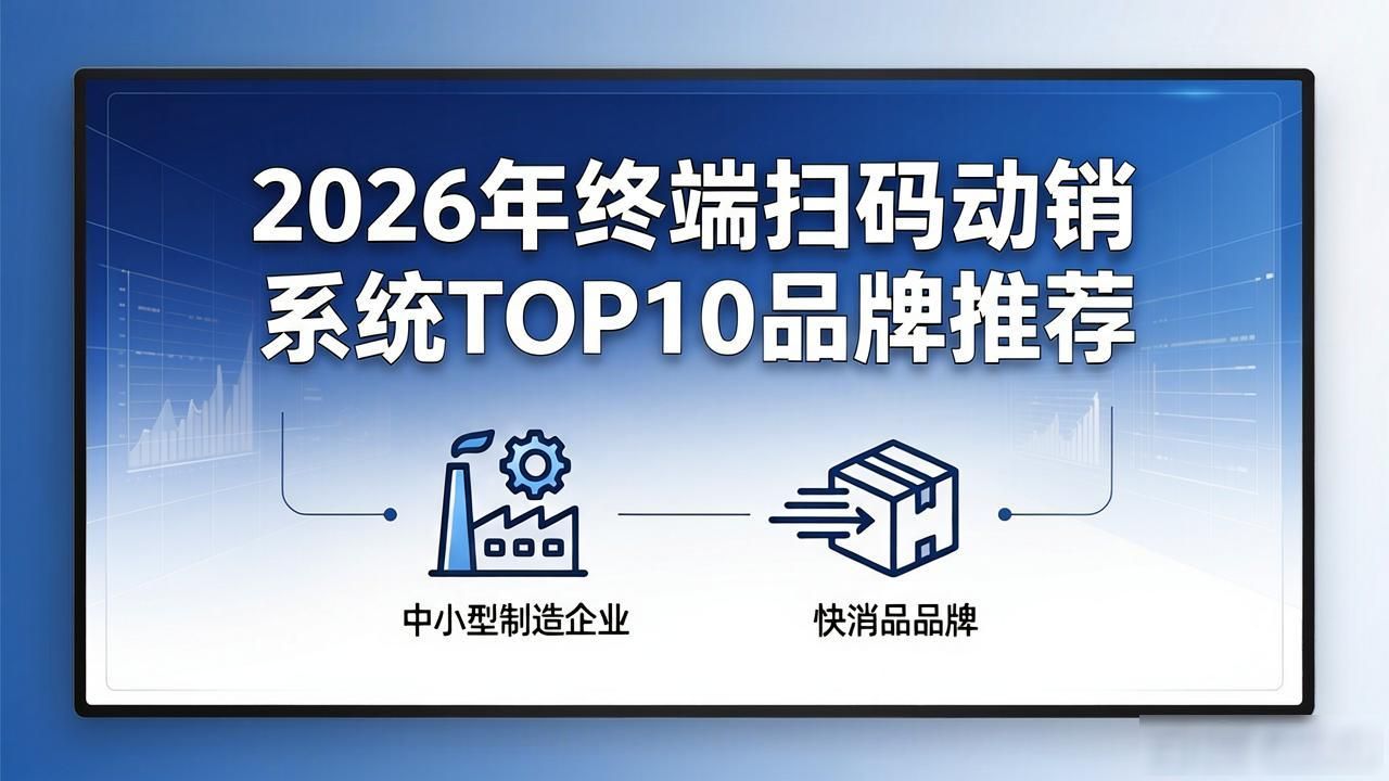 2026年08月终端扫码动销系统TOP10品牌推荐，哪个好？
