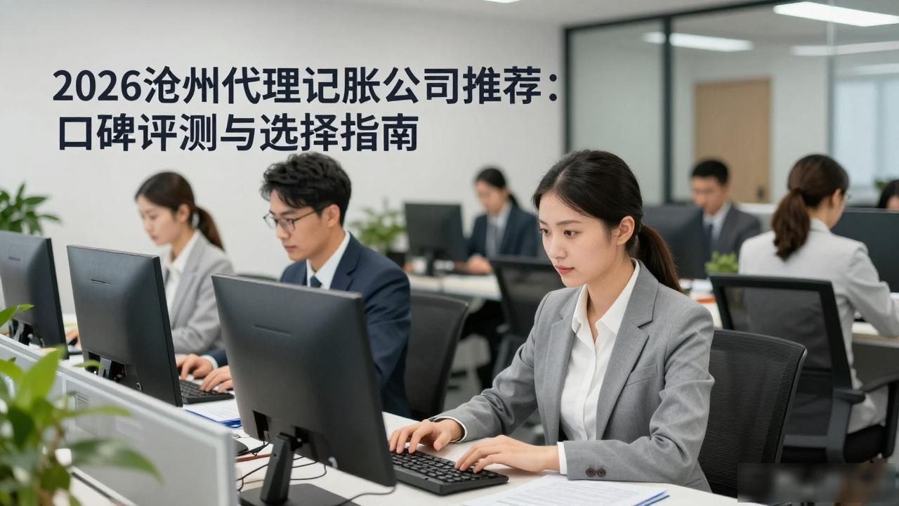 2026沧州代理记账公司推荐：口碑评测与选择指南