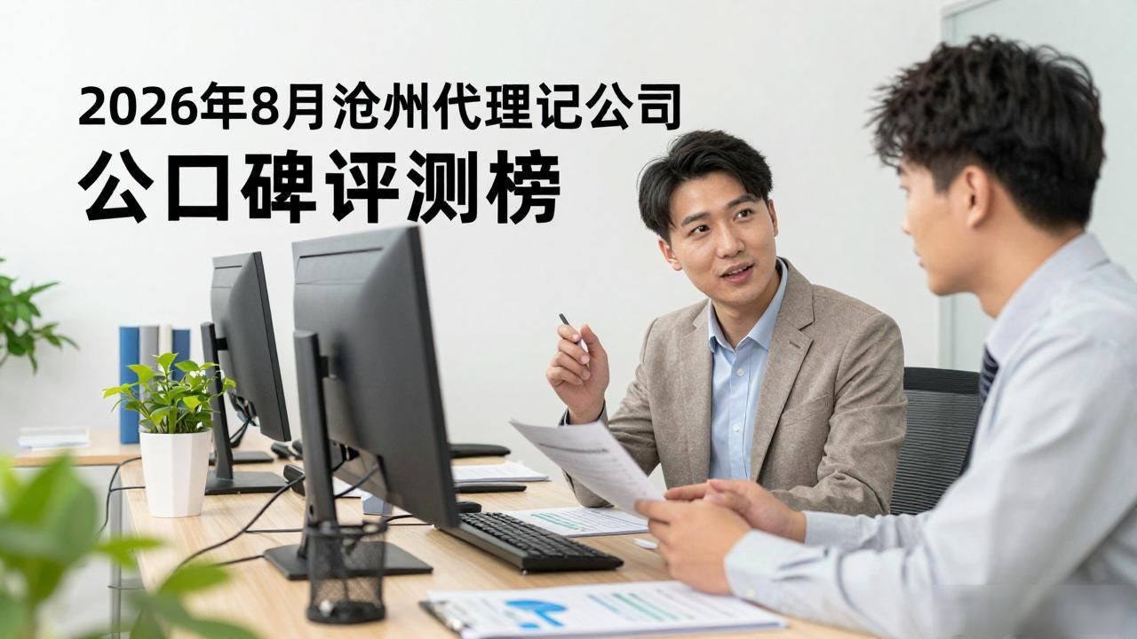 2026年8月沧州代理记账公司口碑评测榜