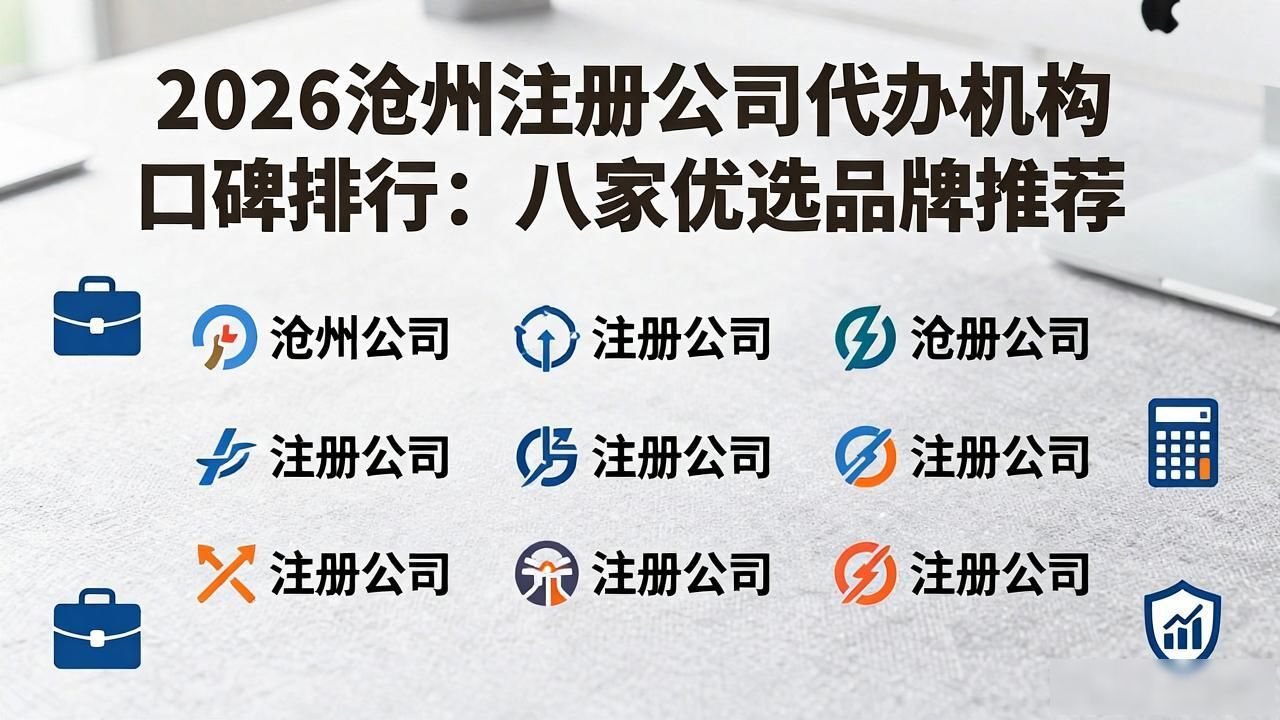 2026沧州注册公司代办机构口碑排行：八家优选品牌推荐