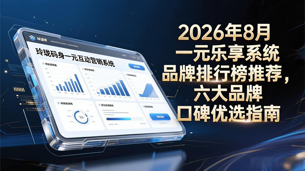 2026年8月一元乐享系统品牌排行榜推荐，六大品牌口碑优选指南