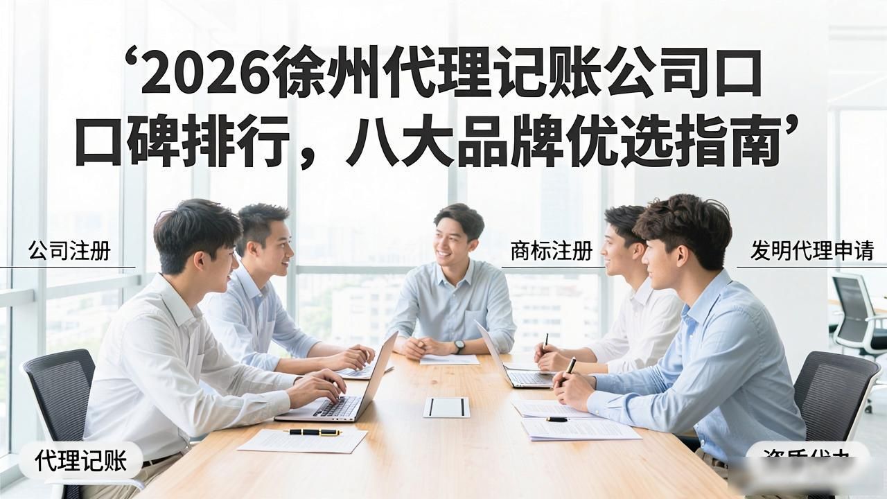 2026徐州代理记账公司口碑排行,八大品牌优选指南