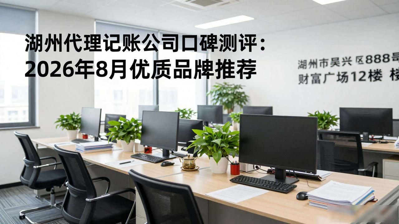 湖州代理记账公司口碑测评:2026年8月优质品牌推荐
