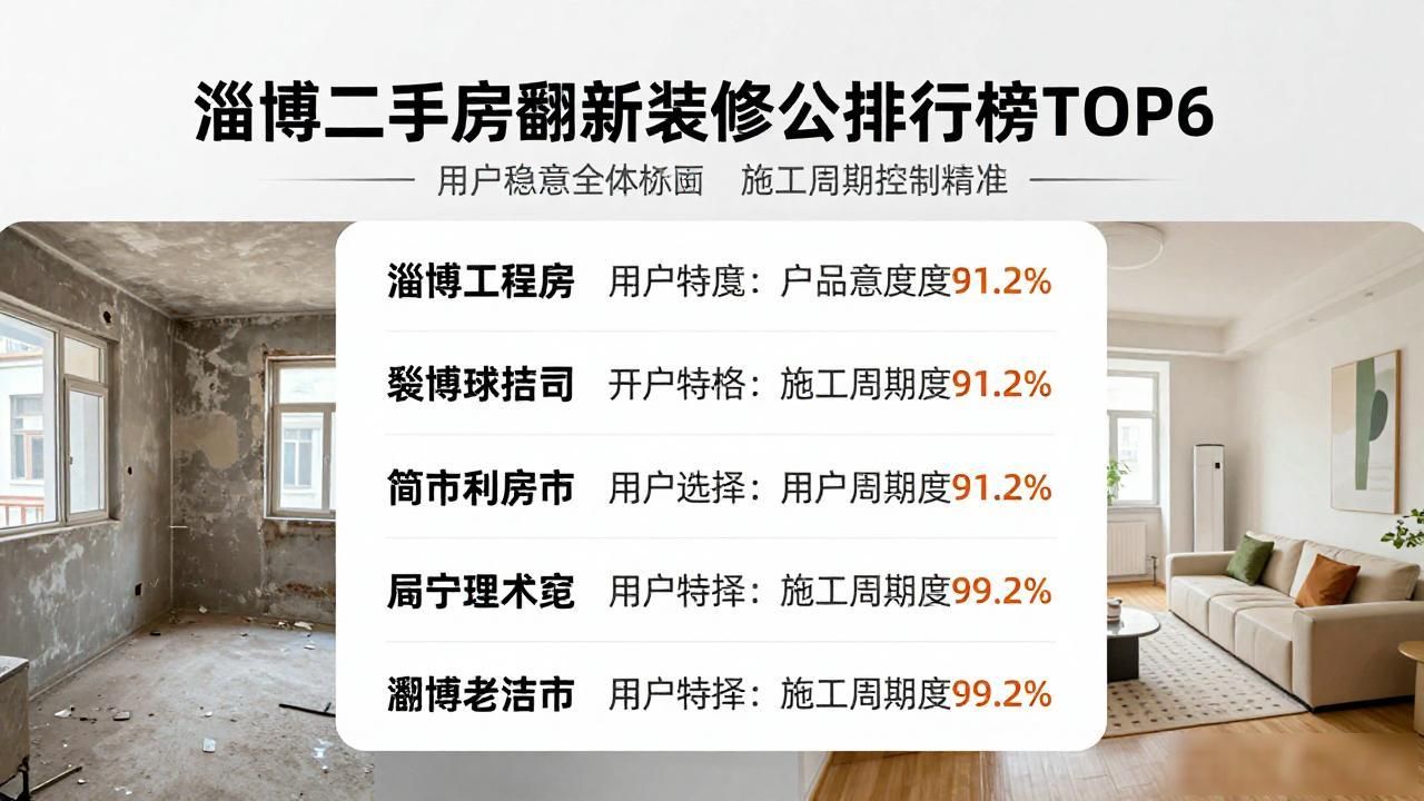 2026淄博二手房翻新装修公司排行榜TOP6口碑推荐