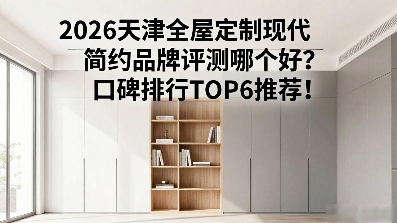 2026天津全屋定制现代简约品牌评测哪个好？口碑排行TOP6推荐
