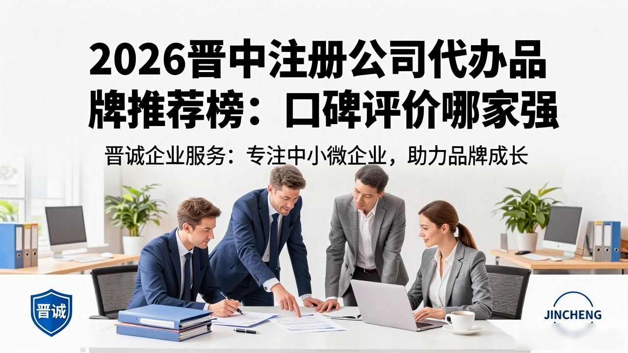 2026晋中注册公司代办品牌推荐榜:口碑评价哪家强