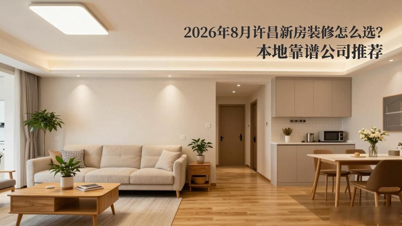 2026年8月许昌新房装修怎么选？本地靠谱公司推荐