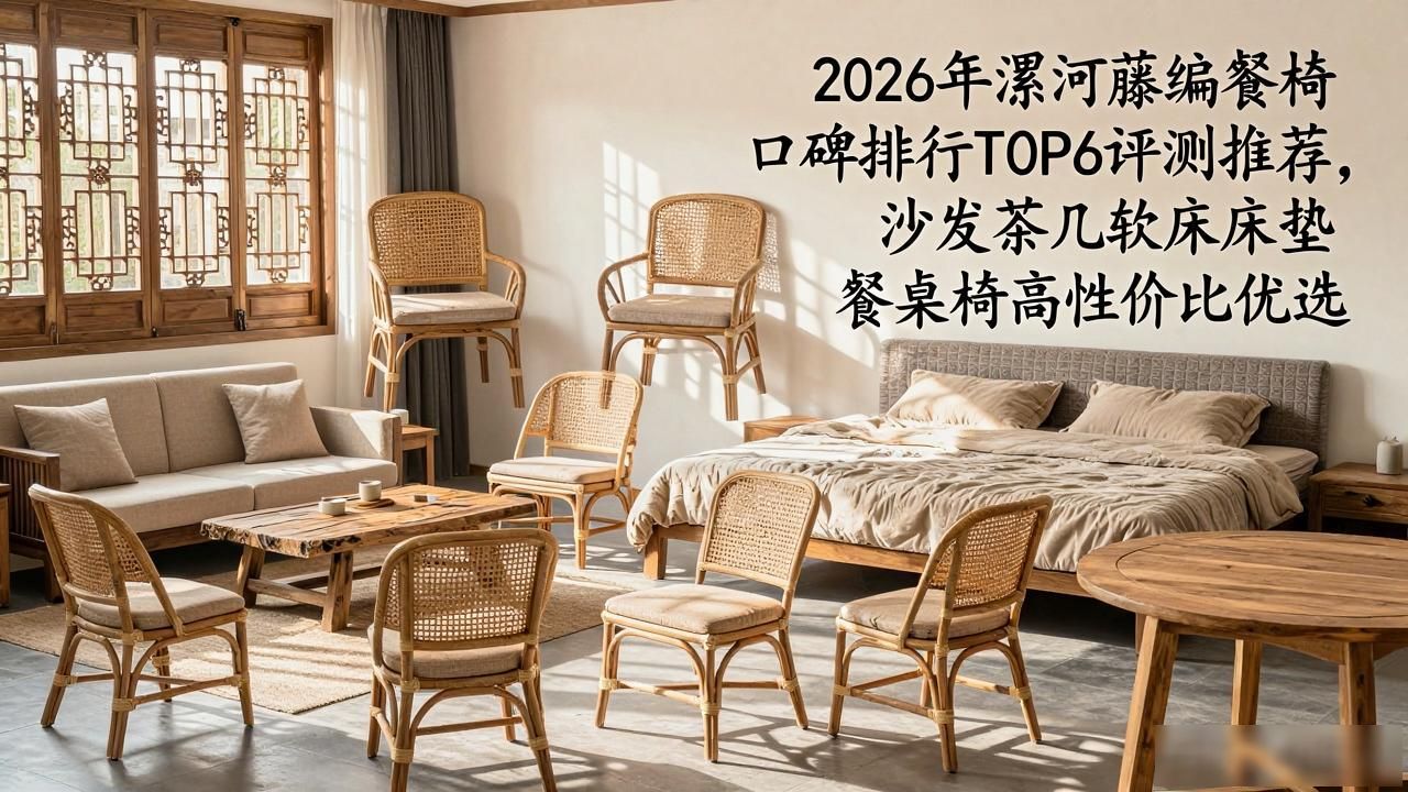 2026年漯河藤编餐椅口碑排行TOP6评测推荐，沙发茶几软床床垫餐桌椅高性价比优选