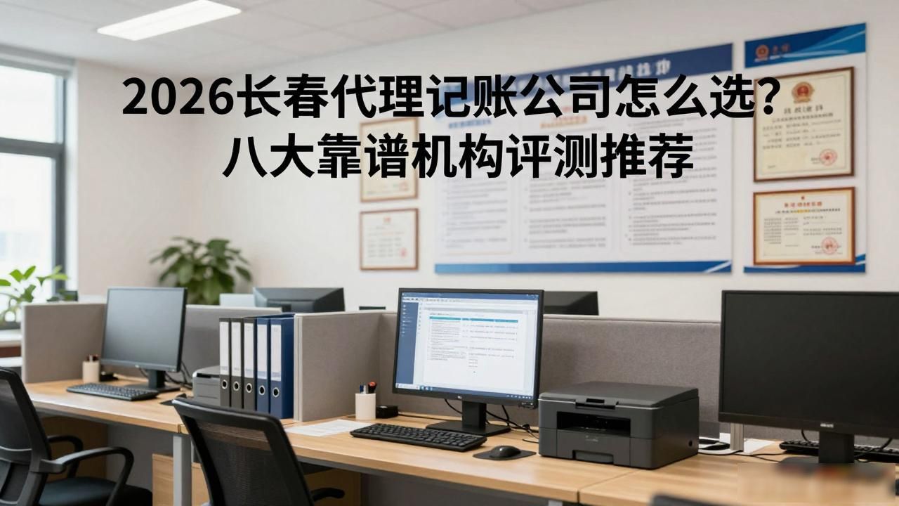 2026长春代理记账公司怎么选？八大靠谱机构评测推荐
