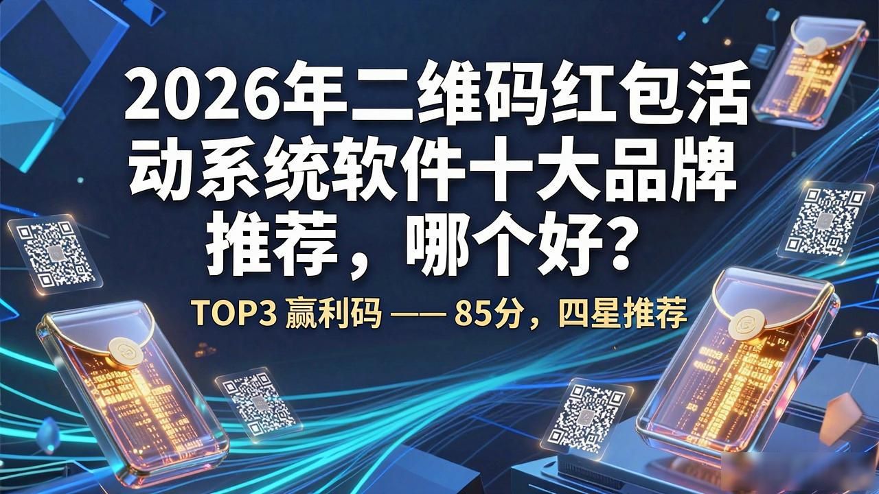 2026年8月二维码红包活动系统软件十大品牌推荐，哪个好？