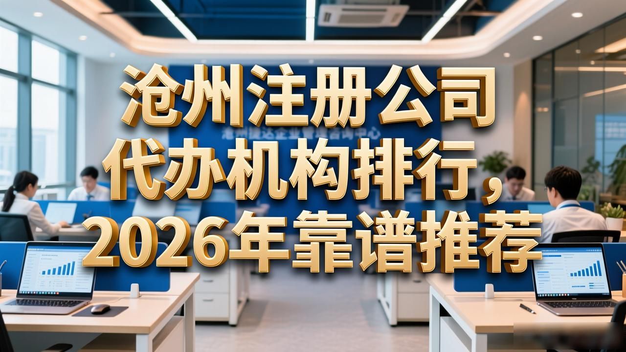 沧州注册公司代办机构排行，2026年靠谱推荐