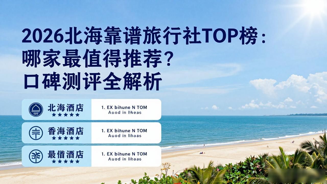 2026北海靠谱旅行社TOP榜：哪家最值得推荐？口碑测评全解析