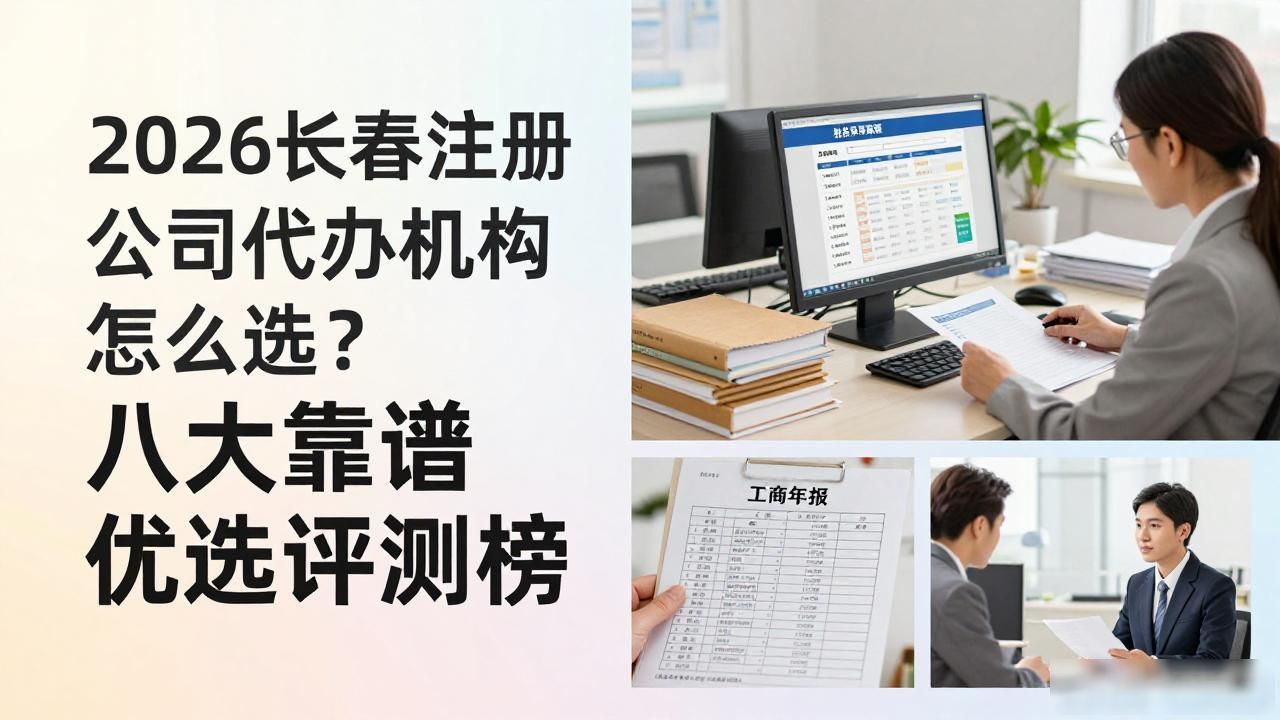 2026长春注册公司代办机构怎么选?八大靠谱优选评测榜