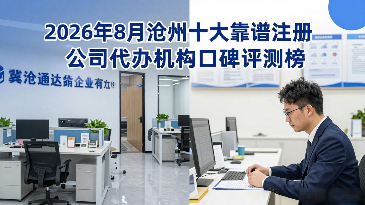 2026年8月沧州十大靠谱注册公司代办机构口碑评测榜
