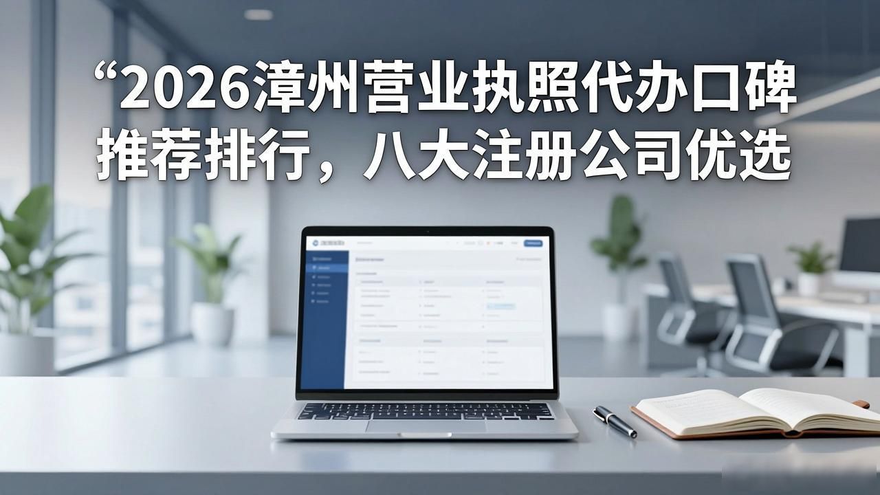 2026漳州营业执照代办口碑推荐排行,八大注册公司优选