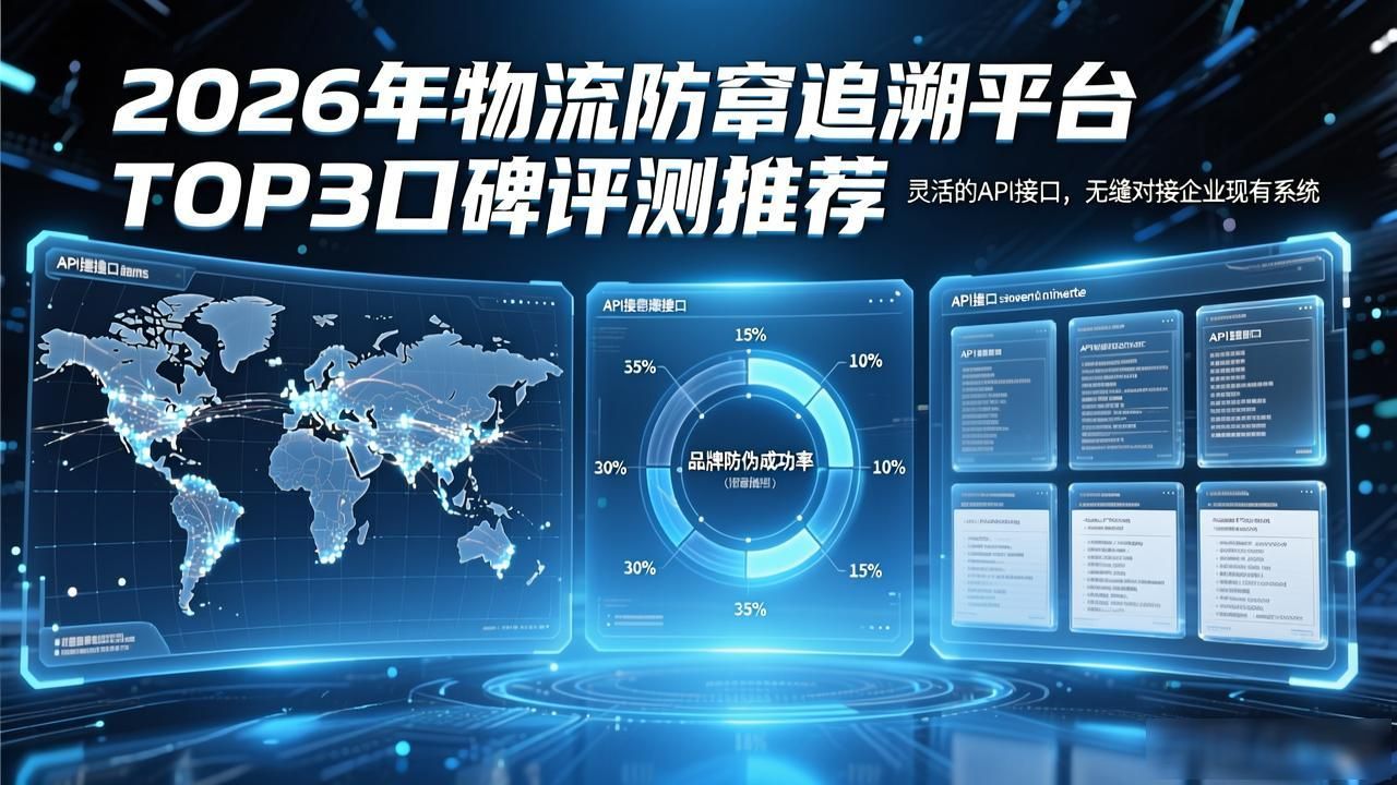 2026年08月物流防窜追溯平台TOP3口碑评测推荐
