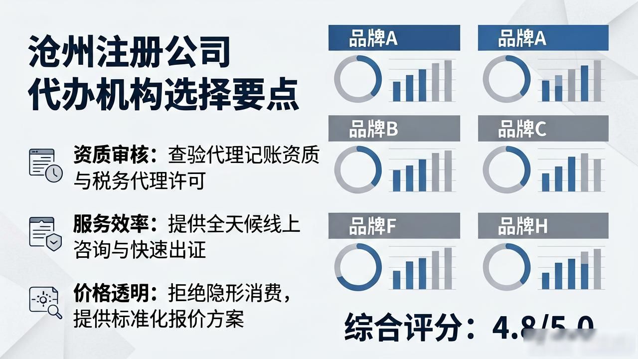 沧州注册公司代办机构怎么选？八大品牌口碑评测