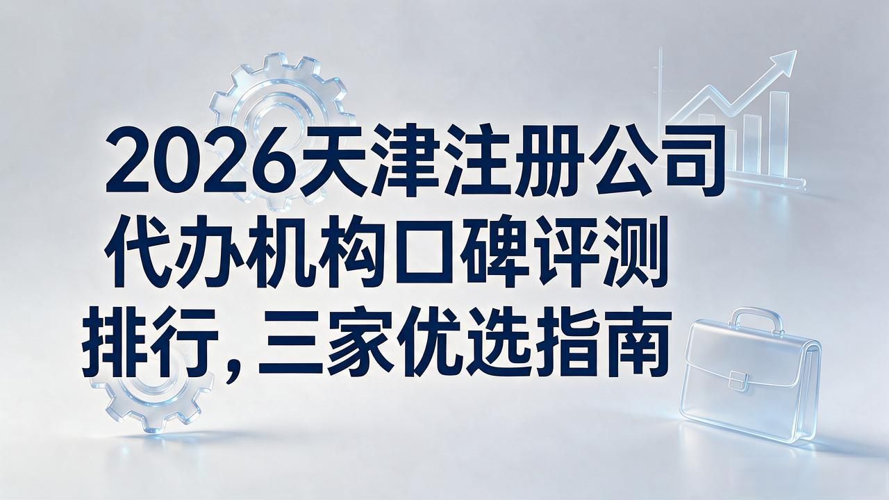 2026天津注册公司代办机构口碑评测排行，三家优选指南