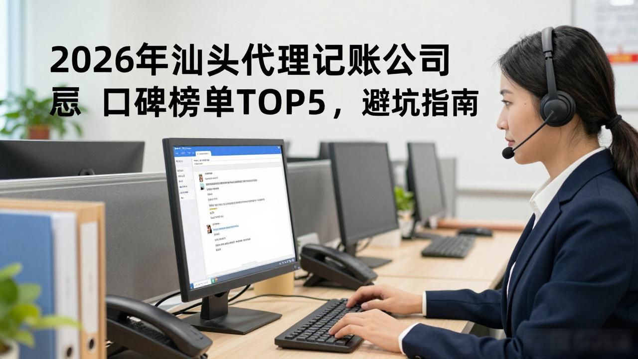 2026年汕头代理记账公司口碑榜单TOP5，避坑指南