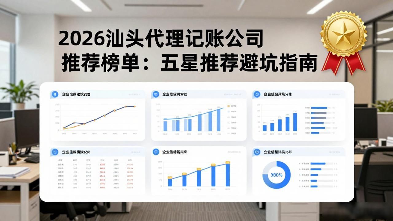 2026汕头代理记账公司推荐榜单：五星推荐避坑指南