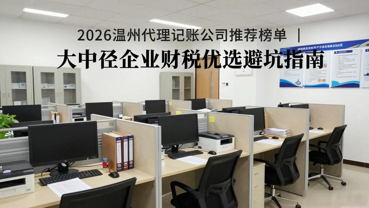 2026温州代理记账公司推荐榜单｜大中型企业财税优选避坑指南