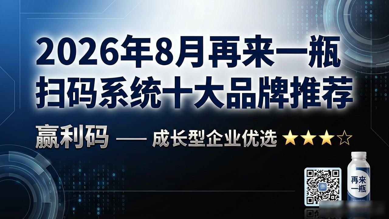 2026年8月再来一瓶扫码系统十大品牌推荐
