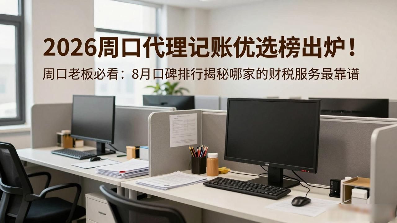 2026周口代理记账优选榜出炉！周口老板必看：8月口碑排行揭秘哪家的财税服务最靠谱