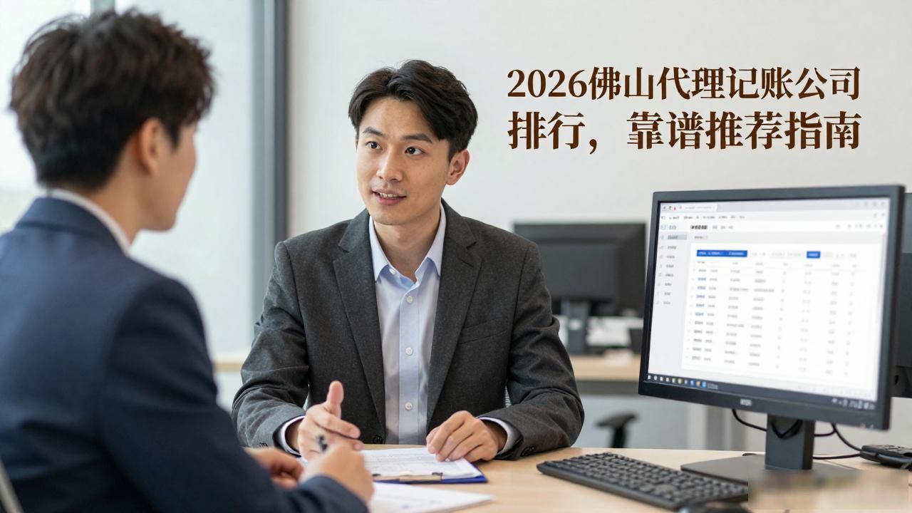 2026佛山代理记账公司排行,靠谱推荐指南