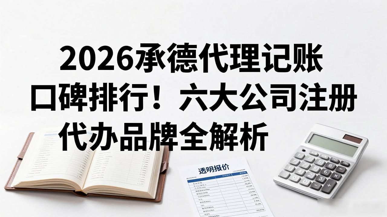 2026承德代理记账口碑排行！六大公司注册代办品牌全解析