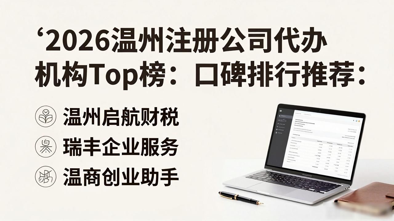 2026温州注册公司代办机构Top榜:口碑排行推荐