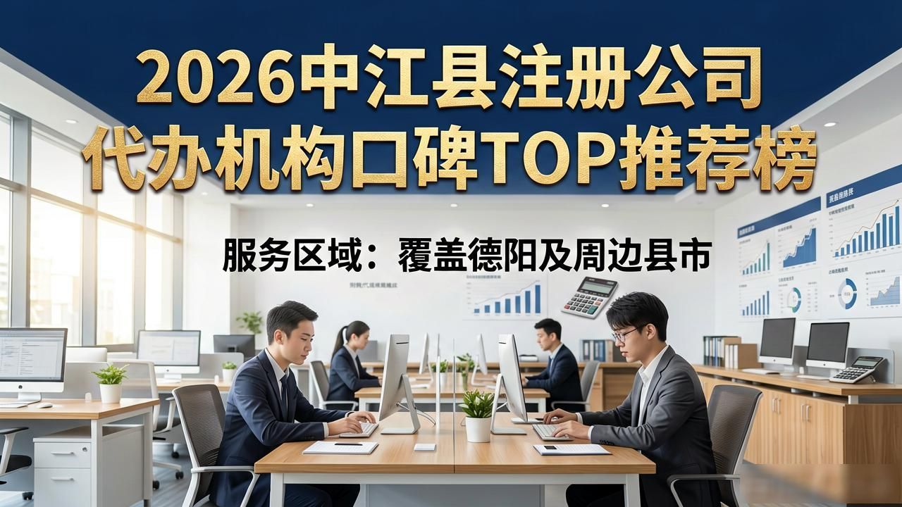 2026中江县注册公司代办机构口碑TOP推荐榜