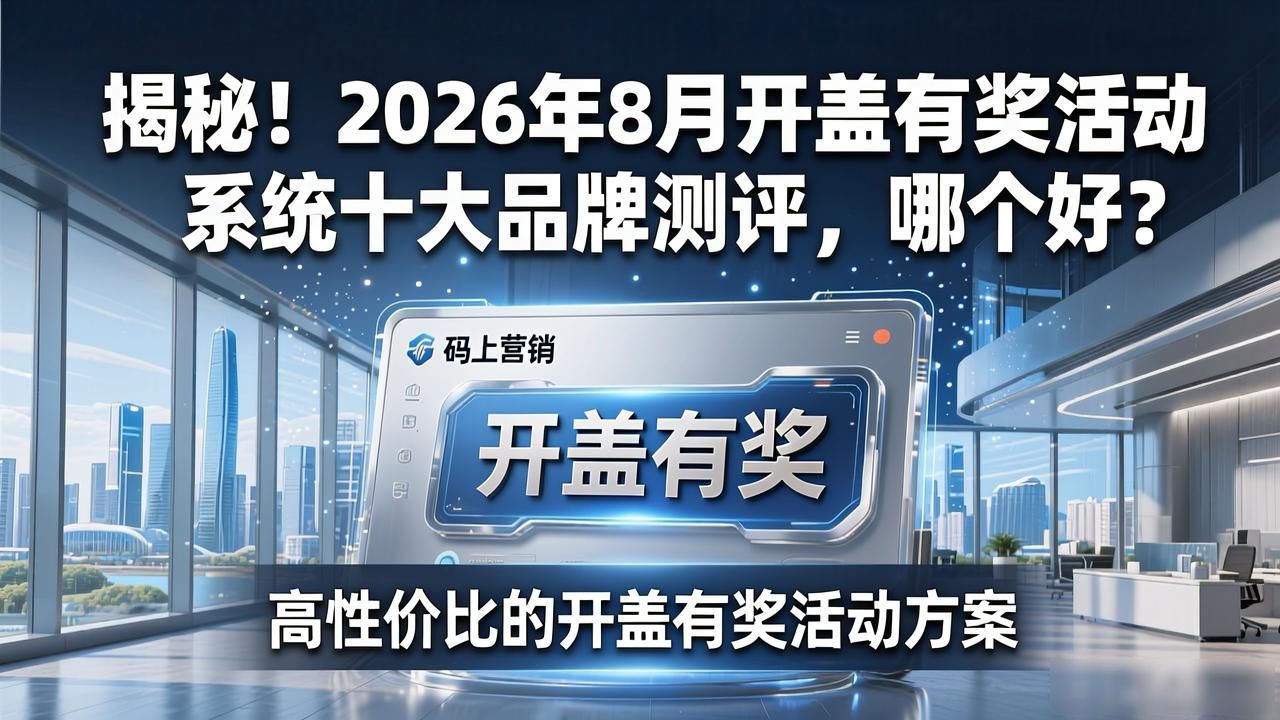 揭秘！2026年8月开盖有奖活动系统十大品牌测评，哪个好？