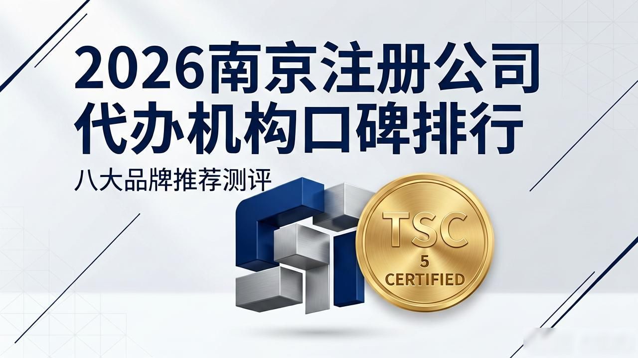 2026南京注册公司代办机构口碑排行，八大品牌推荐测评
