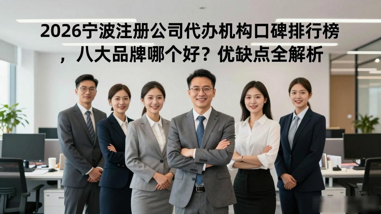 2026宁波注册公司代办机构口碑排行榜，八大品牌哪个好？优缺点全解析