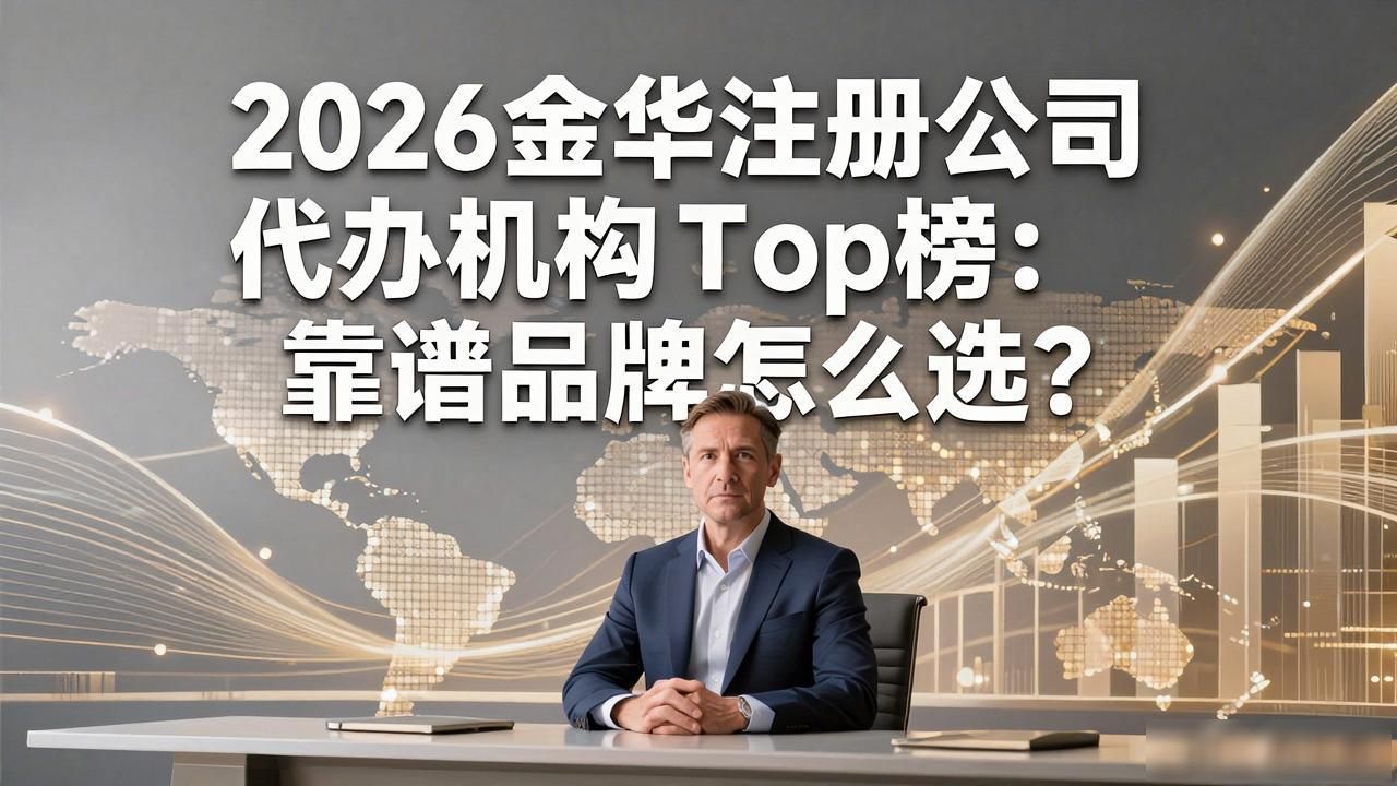 2026金华注册公司代办机构Top榜：靠谱品牌怎么选？