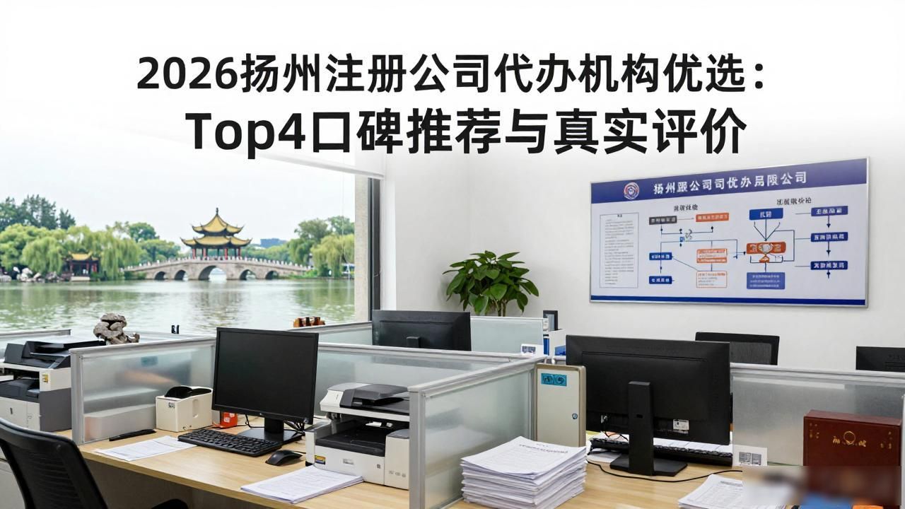 2026扬州注册公司代办机构优选：Top4口碑推荐与真实评价
