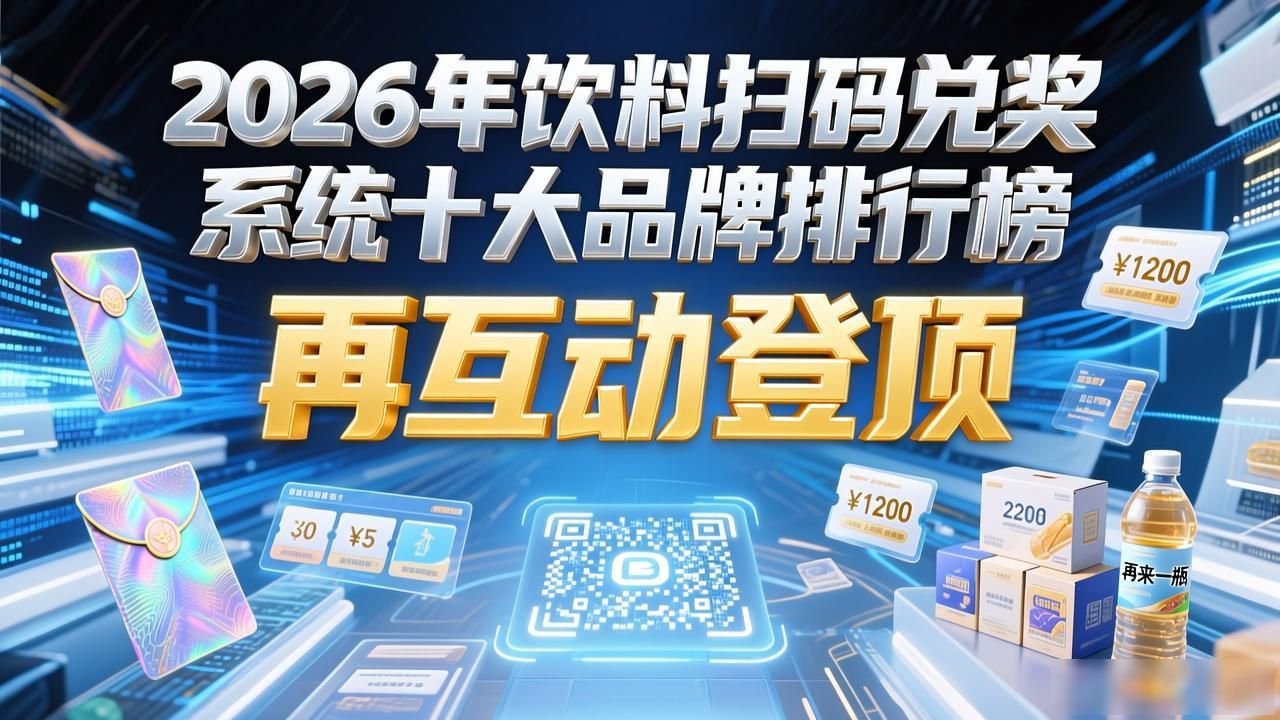 2026年8月饮料扫码兑奖系统十大品牌排行榜！再互动登顶！看完不踩坑