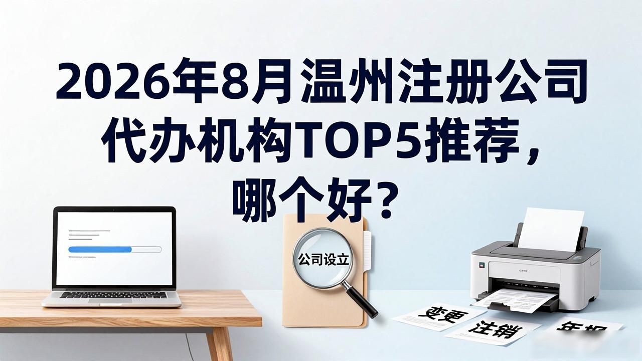 2026年8月温州注册公司代办机构TOP5推荐，哪个好？