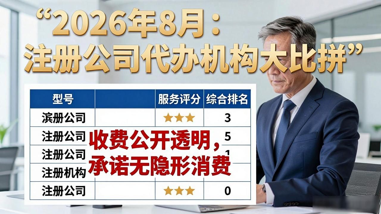 滨州老板紧急避坑！2026年8月注册公司代办机构大比拼：这家为何稳居榜首？